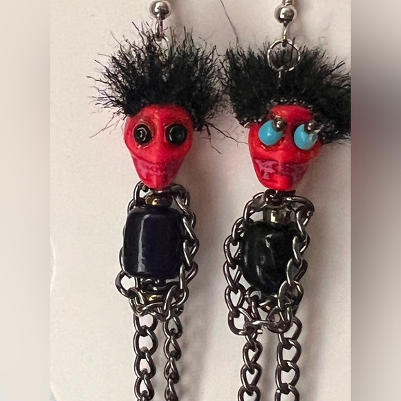 Halloween handmade earrings - Picture 4 of 4
